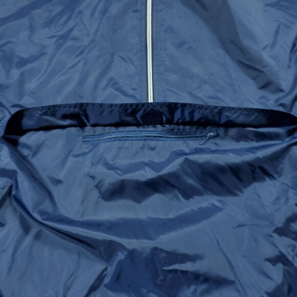 Vintage 2000s Nike Grey Label Anorak Blue WindBreaker XL VTG RARE SWOOSH Vented - Picture 9 of 16